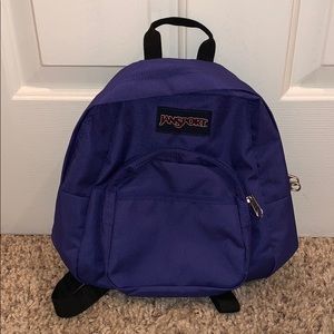 dark purple jansport backpack